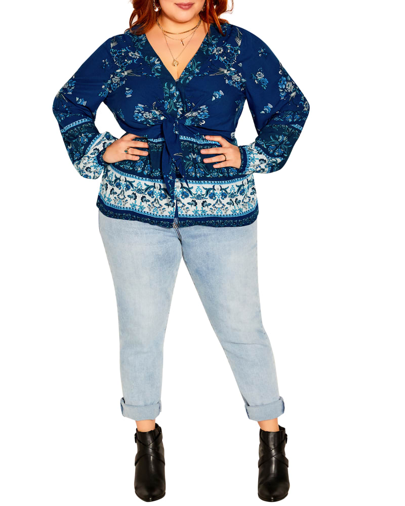 Plus size model wearing  by City Chic | Dia&Co | dia_product_style_image_id:185369